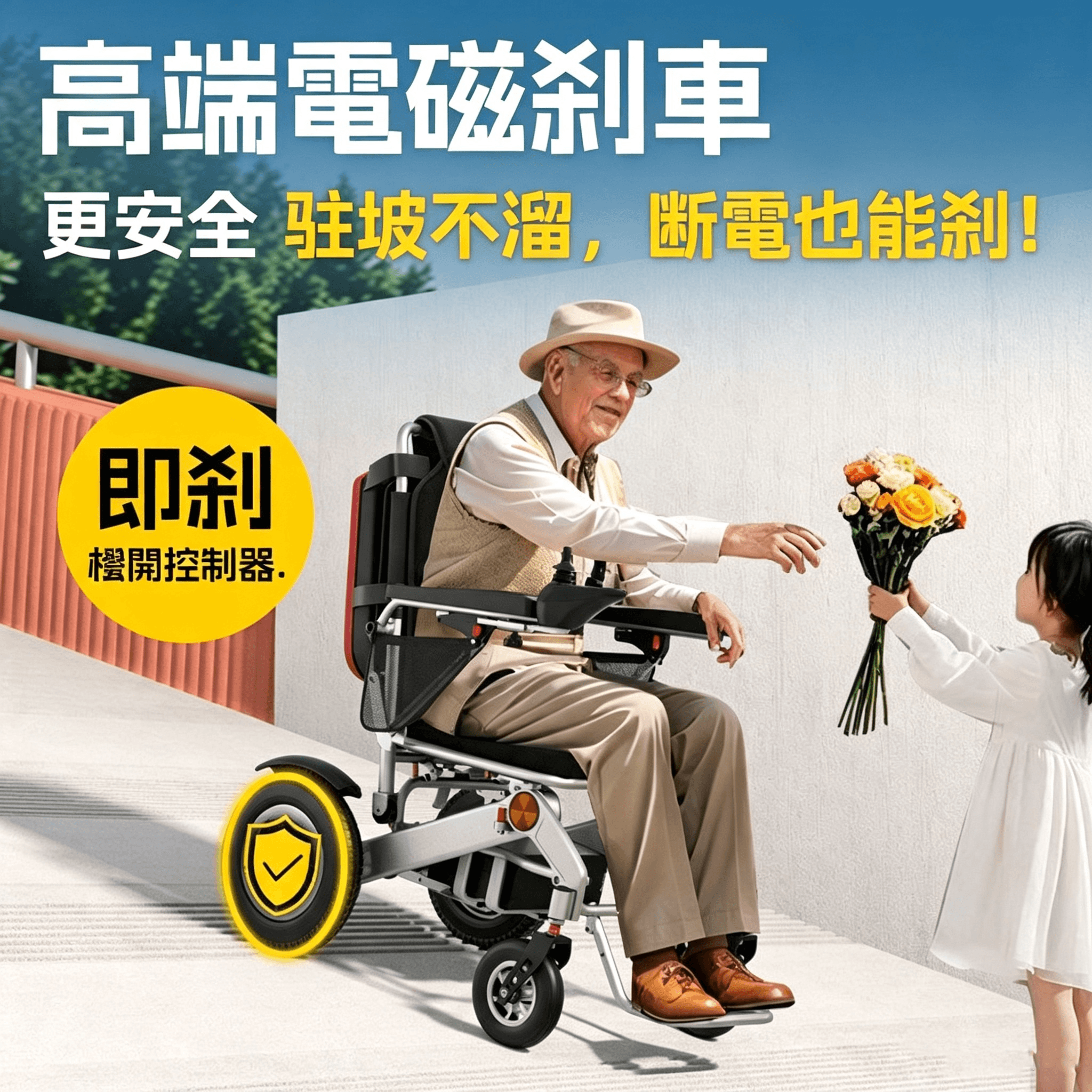 700W High Power Motor Electric Wheelchair, 110V, Smart Mobility Wheelchair for Seniors